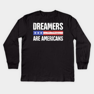 DACA - Pro Immigration, Immigrants, & Dreamers Kids Long Sleeve T-Shirt